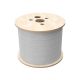 U/UTP category 5e cable, telecommunications, LSOH, B2ca "FireHardy" 4x2x24 AWG, 1Gb/s, 250 MHz, 25-year warranty, INTERTEK ETL certified, gray, 500m - ALANTEC