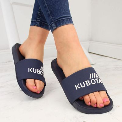 8. Kubota W KUB1B basic pool flip-flops, navy blue 