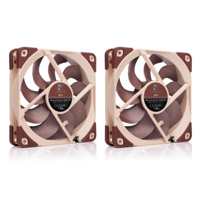 2. Noctua NF-A12X25 G2 PWM SX2-PP computer cooling system Computer case Fan 12 cm Beige 2 pcs.