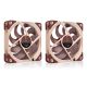 2. Noctua NF-A12X25 G2 PWM SX2-PP computer cooling system Computer case Fan 12 cm Beige 2 pcs.