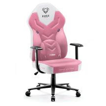 DIABLO X-GAMER gaming chair pink and white