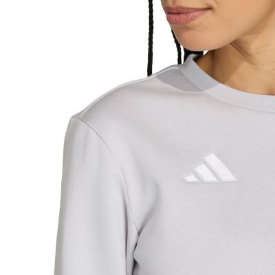 4. Women's adidas Entrada 26 Sweat Top Gray KB3948