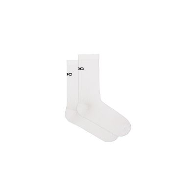 POC Cadence Road Long Socks Cycling Socks, White