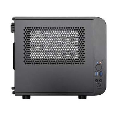 10. Thermaltake Core V1 CA-1B8-00S1WN-00 Case (Mini-ITX; black)