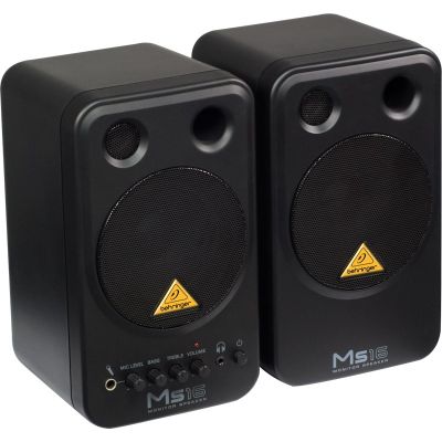 4. Behringer MS16 2-Way Speaker Black Wired 16 W