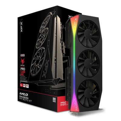 4. graphics card XFX Mercury RX 9070XT OC RGB 16