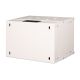 2. 19" 7U wall-mounted network cabinet, SOHO PRO 370 x 540 x 400 mm, glass door, gray, unassembled, 60 kg