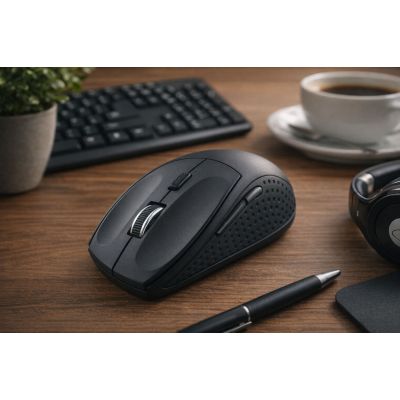 9. Esperanza Andromeda EM123K mouse (optical; 2400 DPI; black)