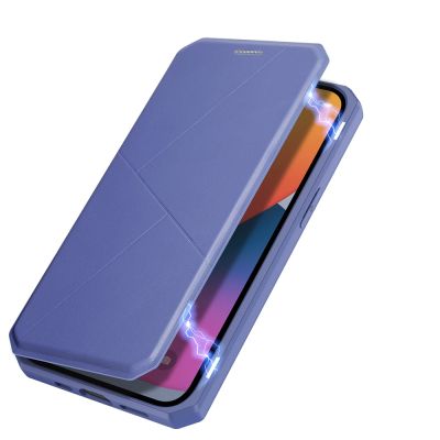 7. DUX DUCIS Skin X Bookcase type case for iPhone 13 Pro blue