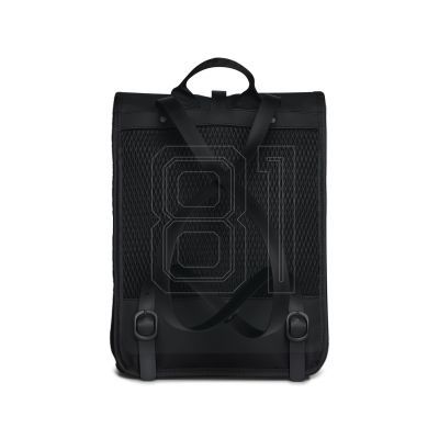 6. Rains Rolltop Rusksack Mesh Mini Black W3 13350 01 backpack