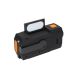 18. Extralink Solar Emergency Radio with Crank Dynamo Powerbank 4000mAh with SOS Flashlight SR-4000 Portable Analog Black, Orange