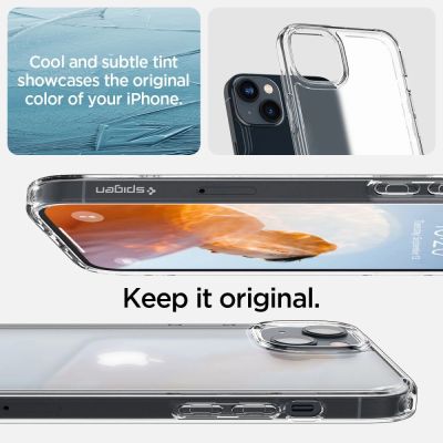 6. Spigen Ultra Hybrid iPhone 14 Plus Case - Matte Clear