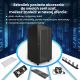 12. Extralink Rack Cabinet 22U 600x800 Black Floor Standing