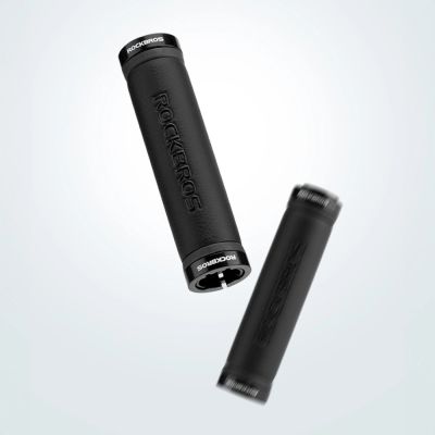 5. Rockbros 40210003001 microfiber bicycle handlebar grips - black