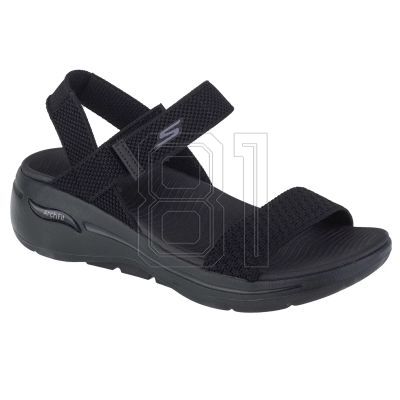 Skechers Go Walk Arch Fit Sandal - Polished 140264-BBK Black 39