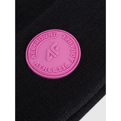 2. Girls' winter beanie hat 4F 4FJRAW25ACAPF0749-20S