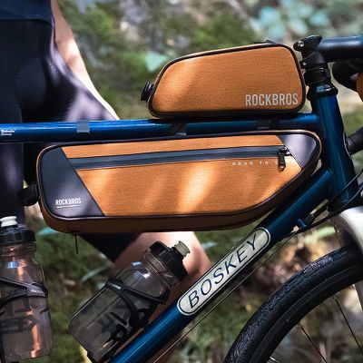 12. Rockbros TL003 ROAD TO SKY 2L Frame Bag Waterproof – Orange