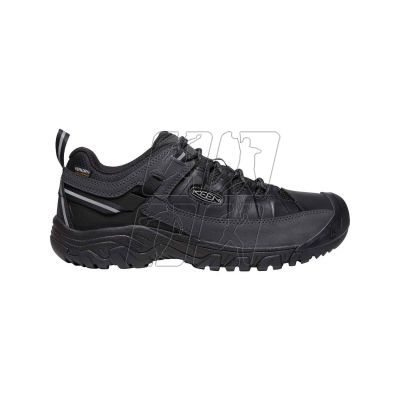 7. KEEN TARGHEE III WP TRIPLE BLACK men's hiking shoes leather membrane (KE-1028128)