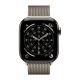 3. Apple Watch Series 11 Cellular 46mm Natural Titanium Case with Natural Mesh Strap - M/L