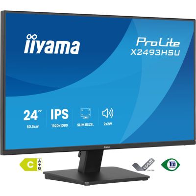 15. iiyama ProLite X2493HSU-B1 computer monitor 60.5 cm (23.8") 1920 x 1080 px Full HD LED Black