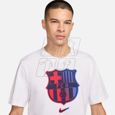 4. Nike FC Barcelona Crest Tee M FV8566-100