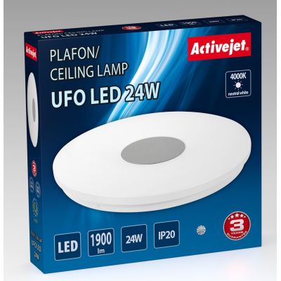 2. Modern LED ceiling lamp Activejet UFO 24W