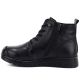 7. Women's comfortable leather ankle boots, black, Cambell RI15302