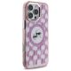 4. Karl Lagerfeld IML Monogram Karl & Choupette Head MagSafe iPhone 16 Pro Case - Pink