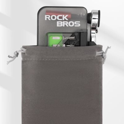 4. Rockbros Bike Tool Set with Mini Ratchet and Bits - Translucent Green