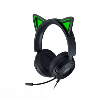 3. Razer Gaming Headset Kraken Kitty V3 X, Wired Over-Ear, with Microphone, Black