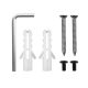 3. MACLEAN BIKE HOLDER / WALL HANGER, HORIZONTAL, STEEL, MAX LOAD 30KG, ANGLE ADJUSTMENT MC-172