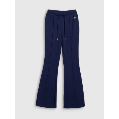 9. Women's 4F flared leg sweatpants 4FWAW26TTROF1747-31S