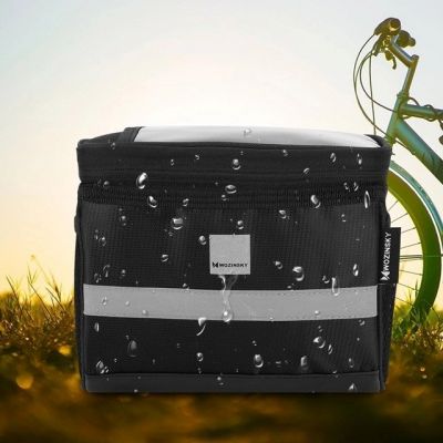 10. Wozinsky Bicycle Handlebar Bag with Phone Case, 2 l, Black (WBB12BK)