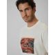 3. Men's regular printed T-shirt 4F 4FRSS26TTSHM4238-11S