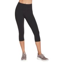 Skechers Go Walk High Waisted Capri Short W2CP2-BLK Black XS