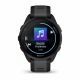 4. Garmin Forerunner 165 Music Watch, Black/Slate Gray