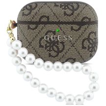 Guess 4G Pearl Strap case for AirPods Pro 3 - brown