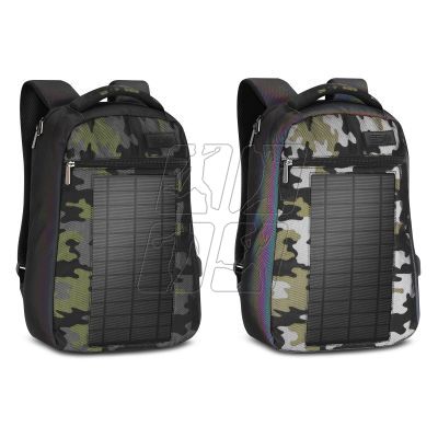 2. Spokey backpack with a solar panel Spokey City Solar 941051