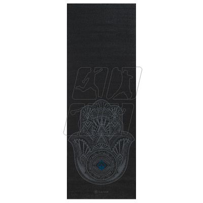 5. GAIAM Gray Hamsa 4 MM 61971 Yoga Mat