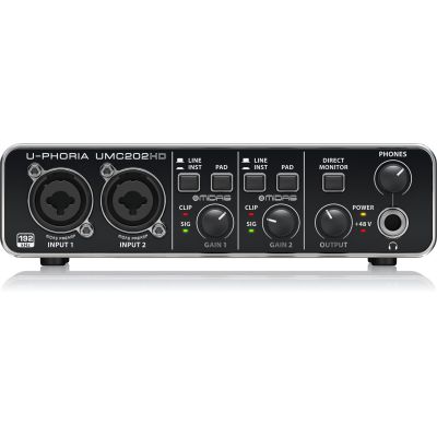 6. Behringer UMC202HD - USB audio interface