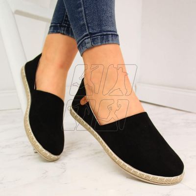 3. Slip on espadrilles with cutouts NEWS W EVE270A black