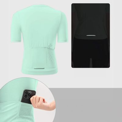 7. Rockbros 15210007004 TVI M women's cycling jersey - green