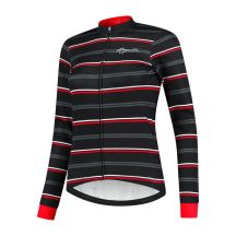 Rogelli women's winter jacket STRIPE black-red M