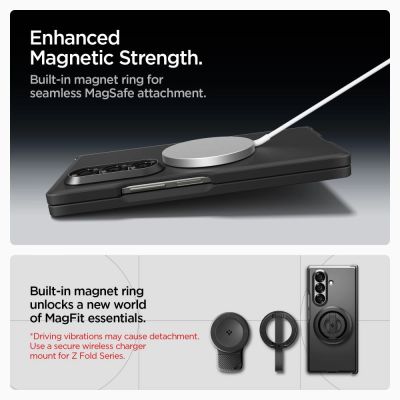 11. Spigen Tough Armor Pro Mag MagSafe Case for Samsung Galaxy Z Fold 7 - Black