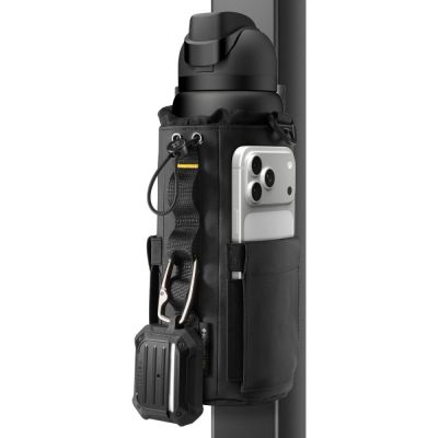 3. Spigen Tumbler Holder Bag Magnetic for Water Bottle, Phone, Keys - Black