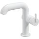 Washbasin tap with rectangular spout
