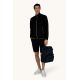 7. Paul&Shark men's cotton and lyocell zip-up sweatshirt, black (26411809-11)