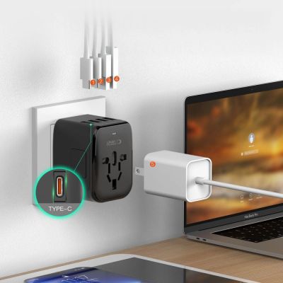 6. Tech-Protect TA200 EU / UK / US / AU adapter - black
