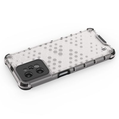 13. Honeycomb case armored cover with a gel frame Realme C31 transparent