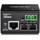 4. TRENDnet TI-F10SC Media Converter - Ethernet, Fast Ethernet - 10Base-T, 100Base-FX, 100Base-TX - RJ-45 / SC multimode - up to 2 km - 1310 nm